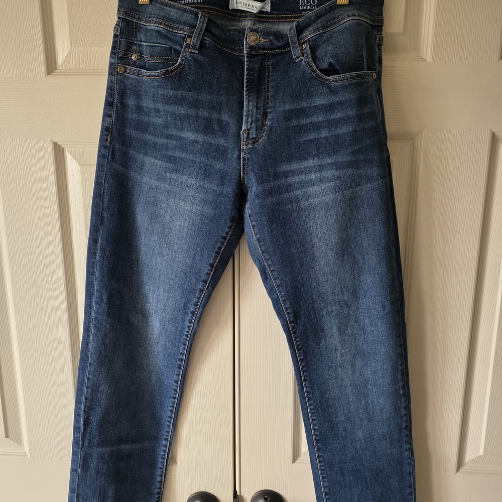 Liverpool Men's Dark Blue Slim Jeans